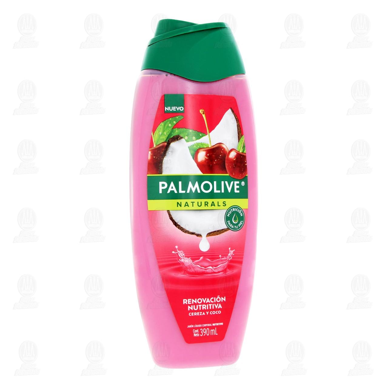 Jab&oacute;n L&iacute;quido Corporal Palmolive Naturals Renovaci&oacute;n Nutritiva, 390 ml. image number 0