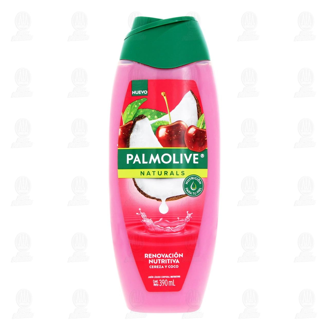 Jab&oacute;n L&iacute;quido Corporal Palmolive Naturals Renovaci&oacute;n Nutritiva, 390 ml. image number 1