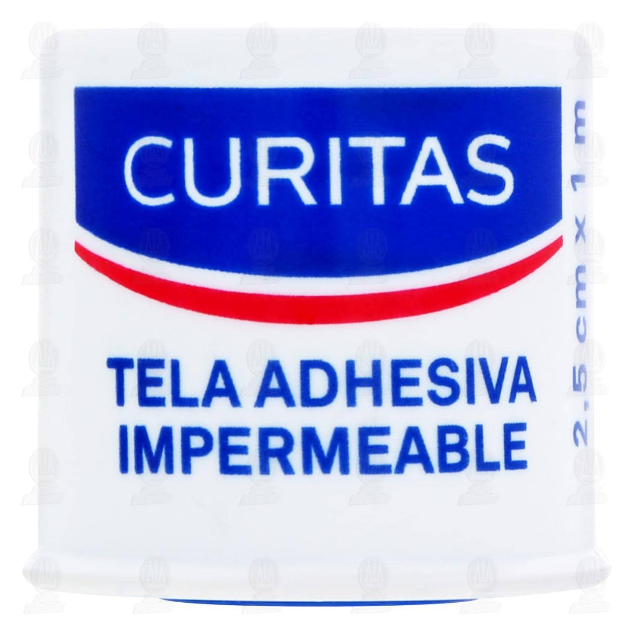 Tela Adhesiva Curitas Impermeable Color Blanco 2.5 cm x 1 m, 1pz. image number 1
