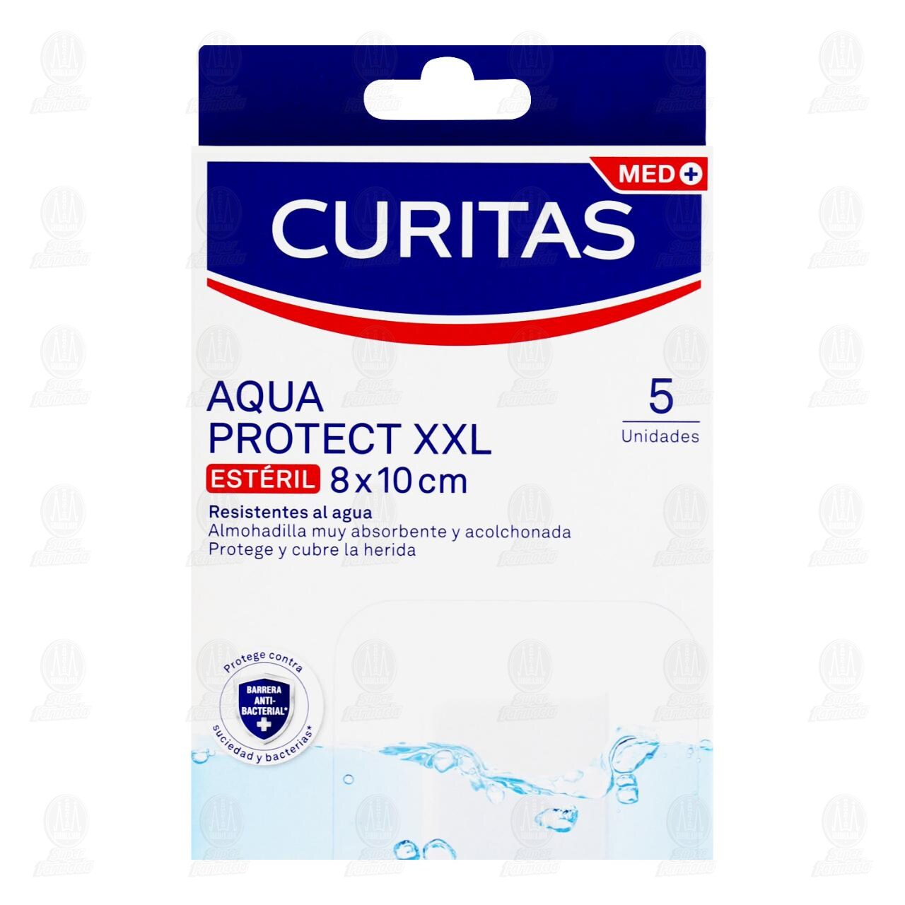 Apósitos Curitas Aqua Protect XXL, 5 unidades.
