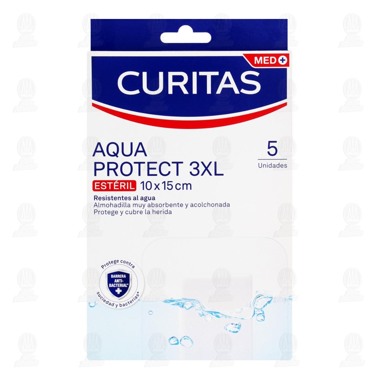 Imagen para Apósitos Curitas Aqua Protect 3XL, 5 unidades.