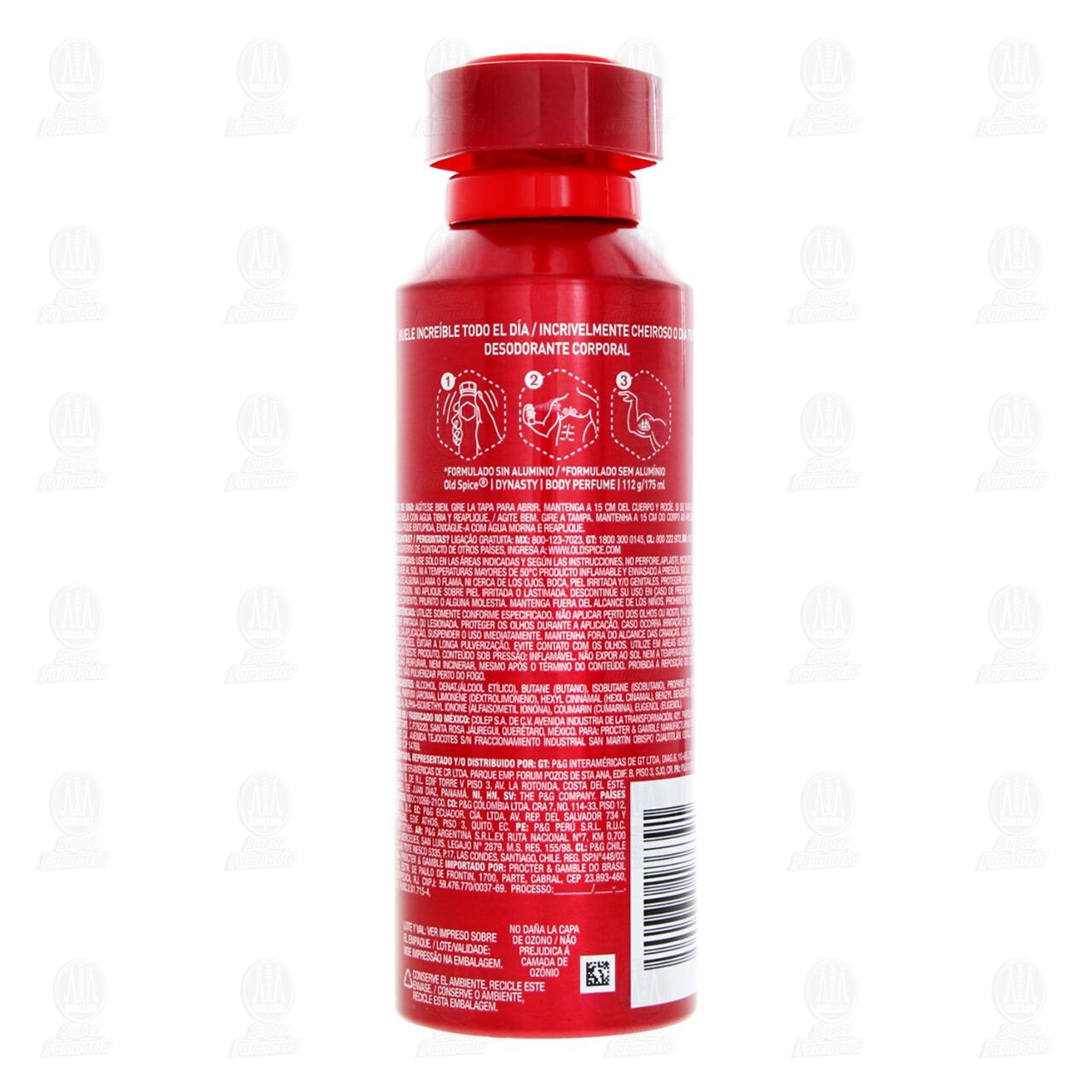 Desodorante Corporal Old Spice Dynasty en Aerosol, 175 ml. image number 2
