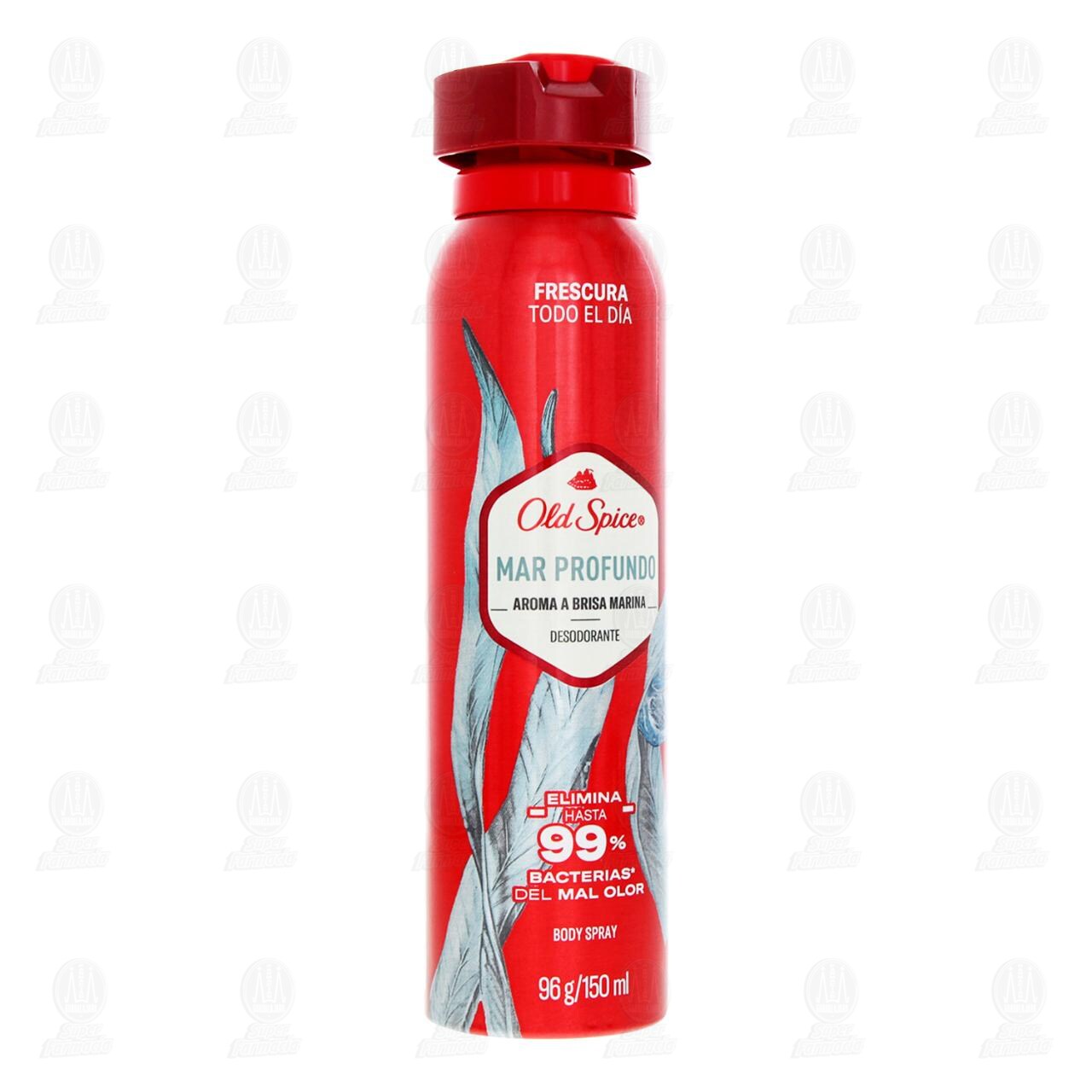 Desodorante Old Spice Mar Profundo en Aerosol, 150 ml.