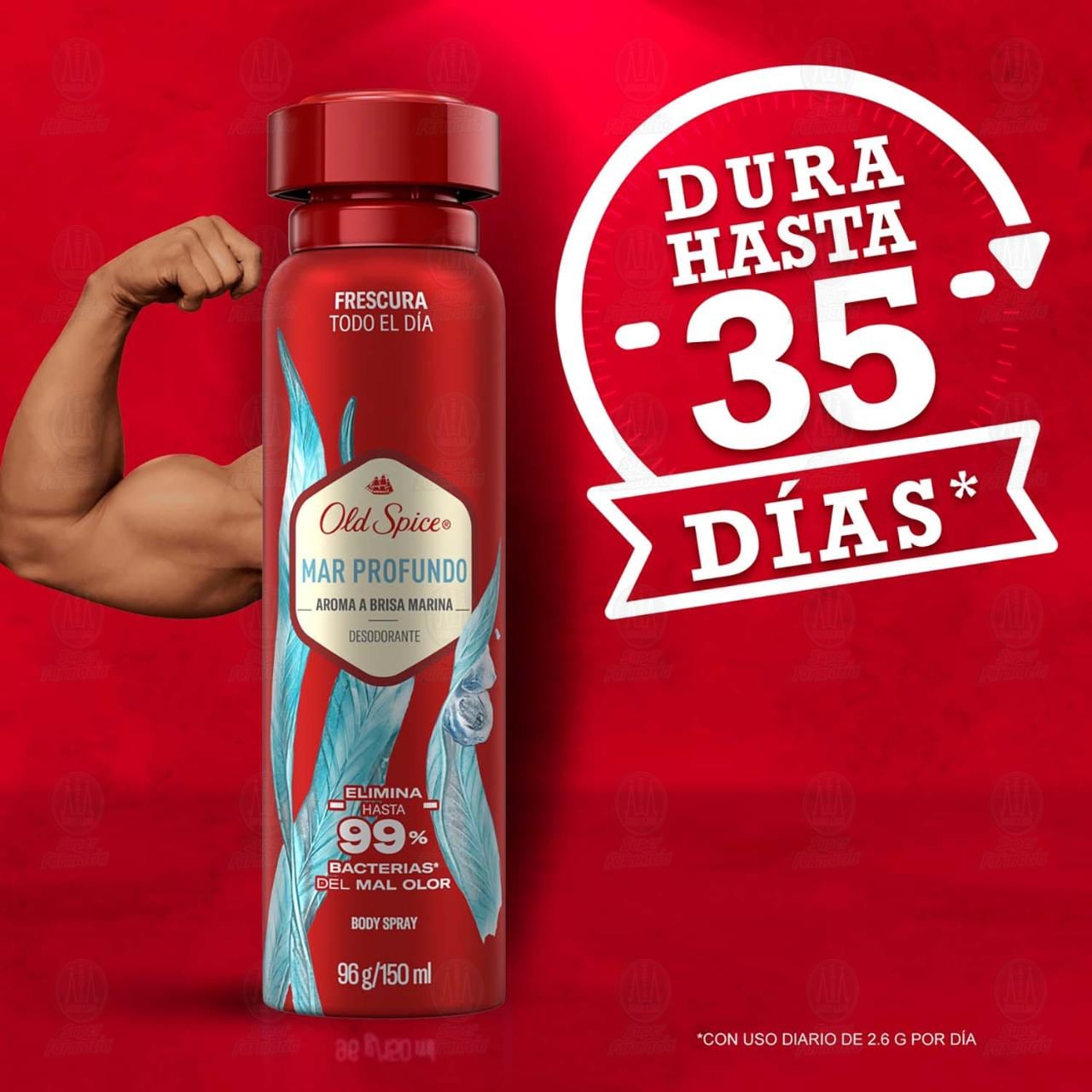Desodorante Old Spice Mar Profundo en Aerosol, 150 ml. image number 4