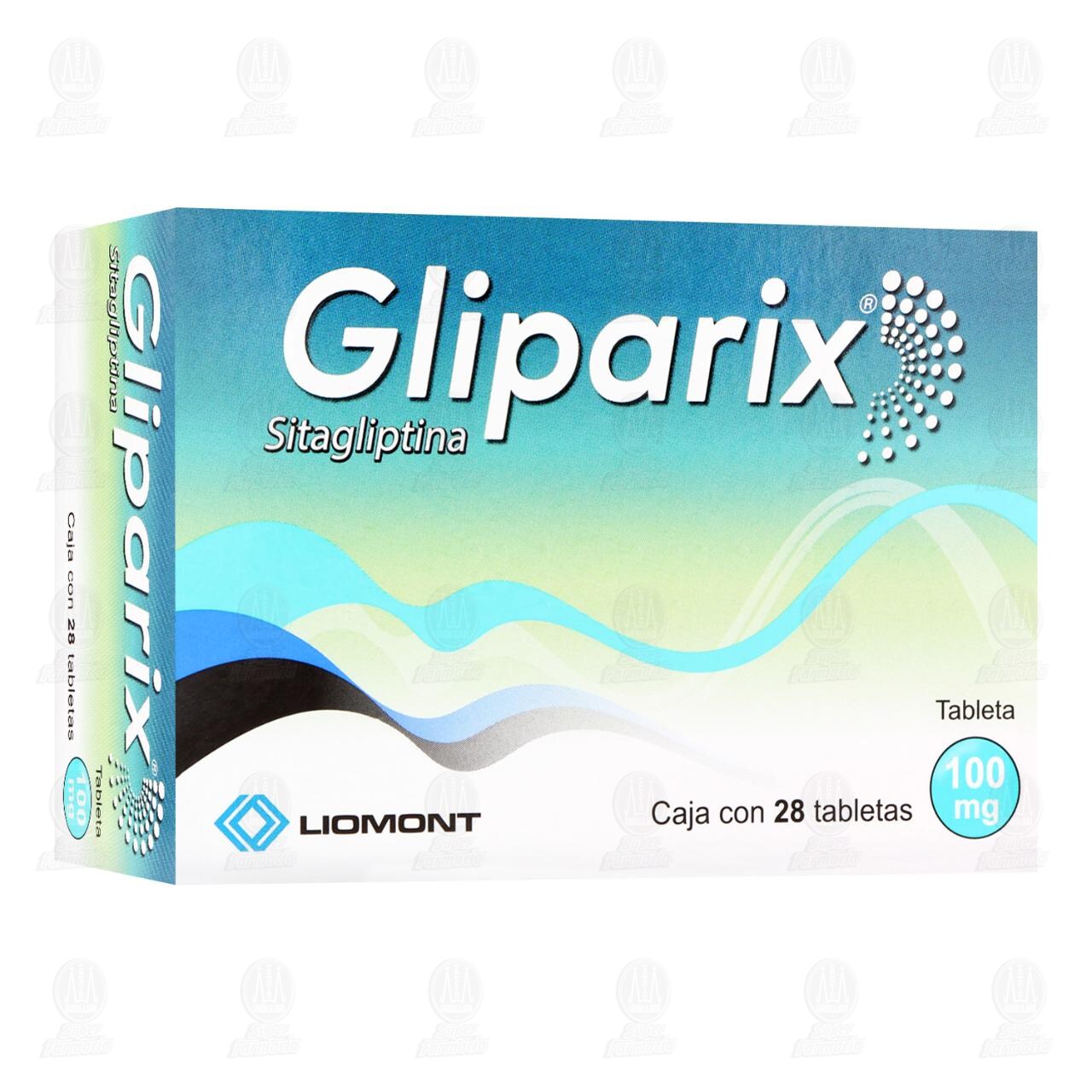 Gliparix 100 mg, 28 Tabletas. image number 0