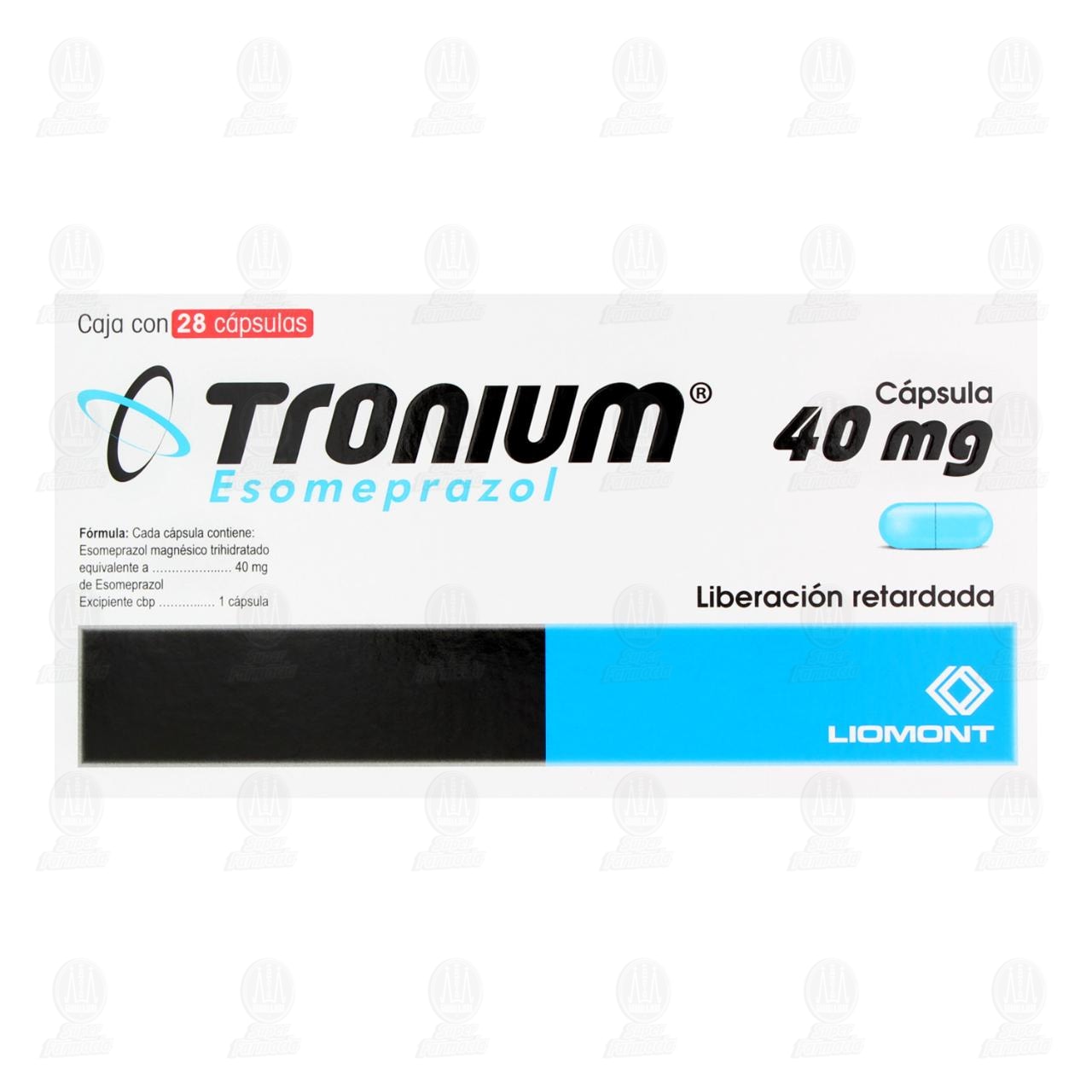 Tronium 40 mg, 28 C&aacute;psulas. image number 2