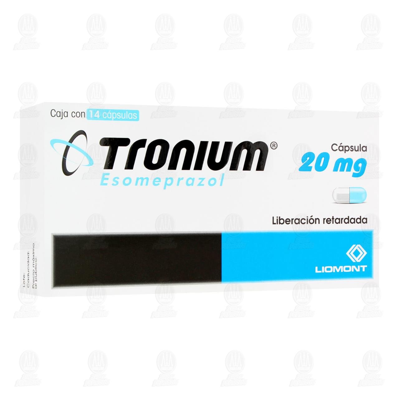 Imagen para Tronium 20 mg, 14 Cápsulas Liberación Retardada.