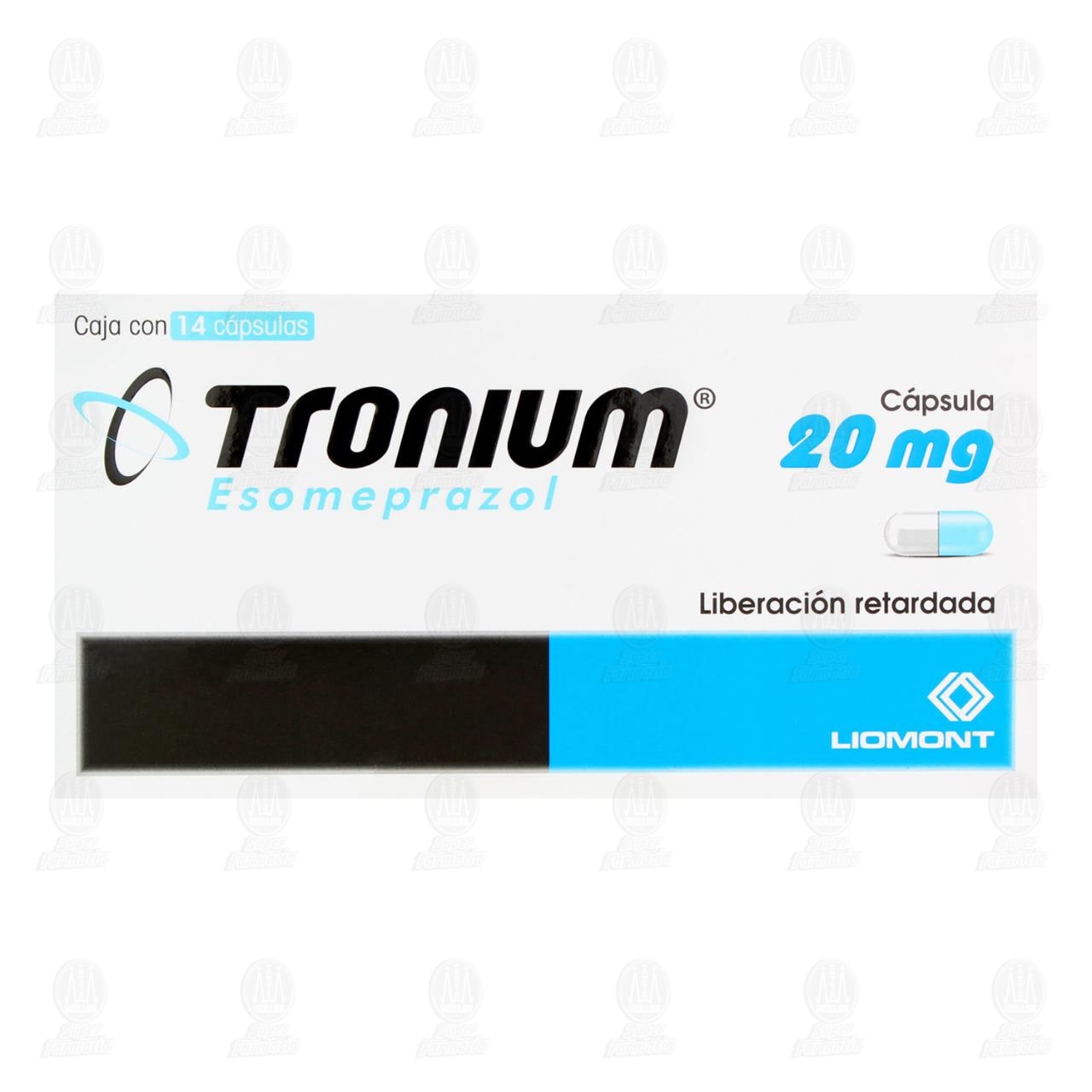 Tronium 20 mg, 14 C&aacute;psulas. image number 1