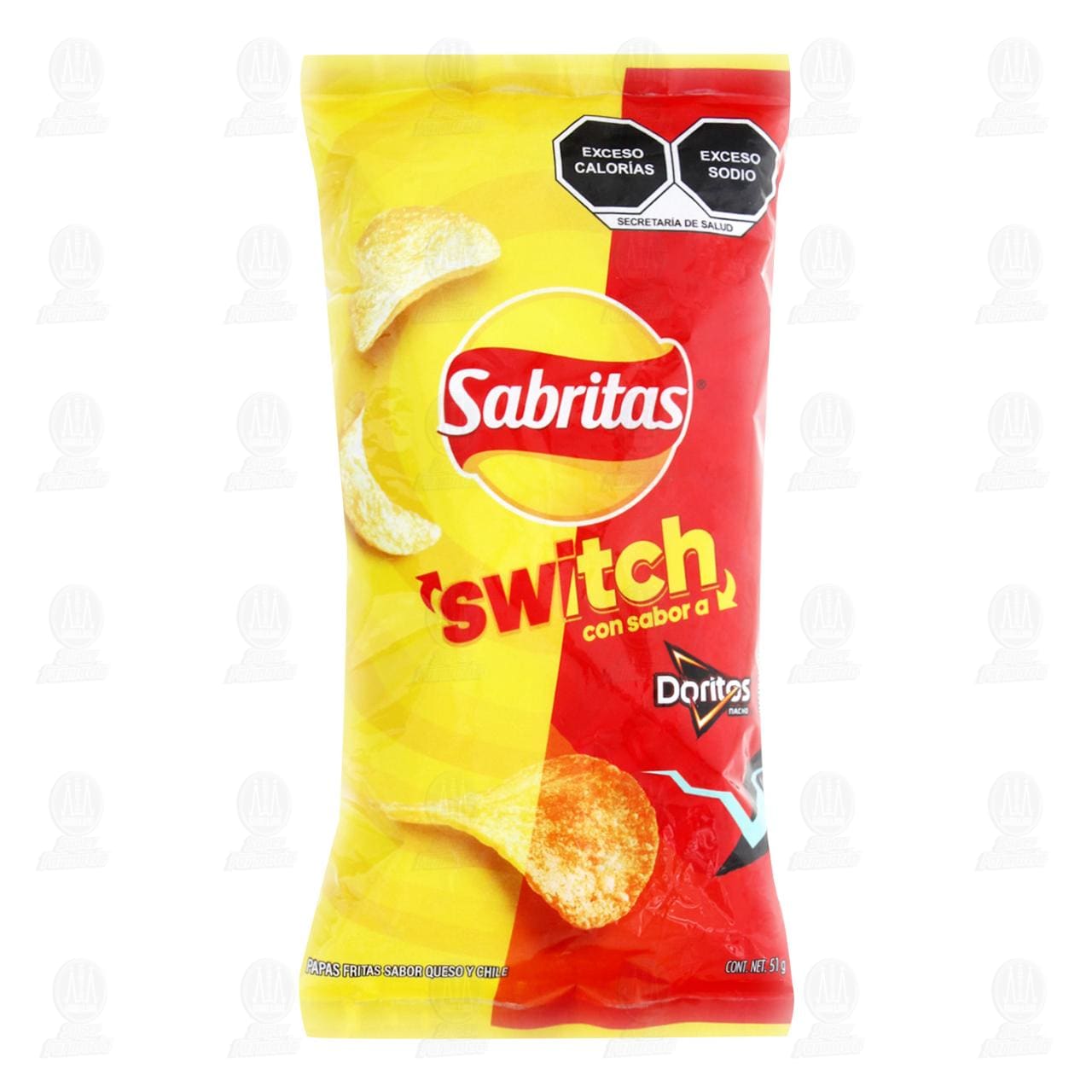Imagen para Papas Sabritas Switch Sabor a Doritos Nacho, 51 gr.