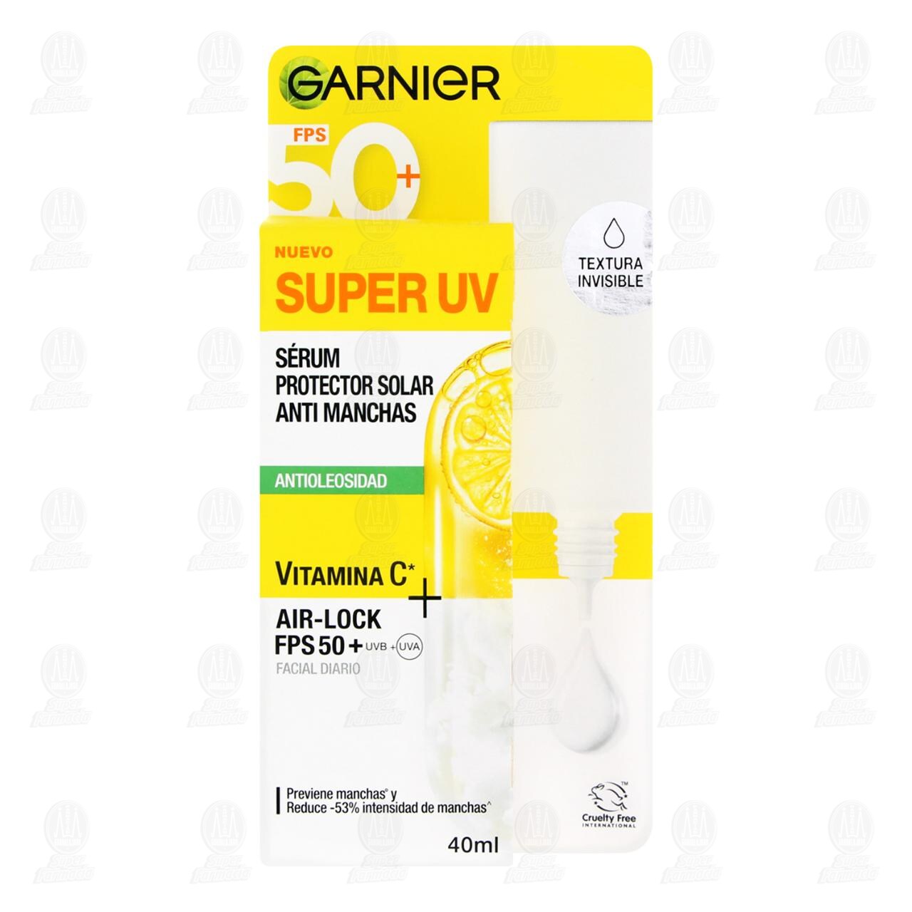 S&eacute;rum Garnier Protector Solar FPS 50+ Anti Manchas Air-Lock, 40 ml. image number 1