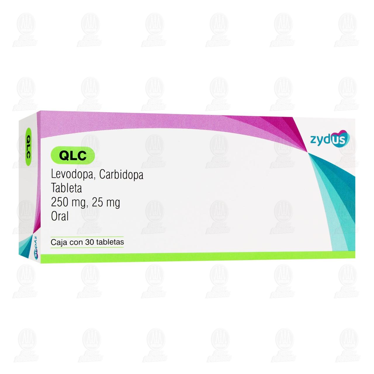 Qlc 250mg/25mg, 30 Tabletas.