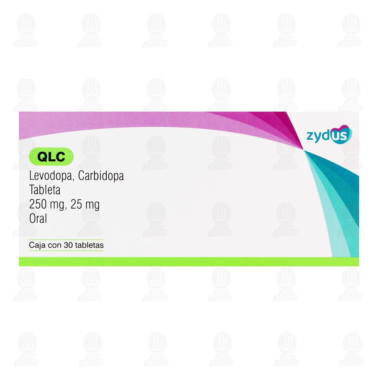 Qlc 250mg/25mg, 30 Tabletas. image number 1