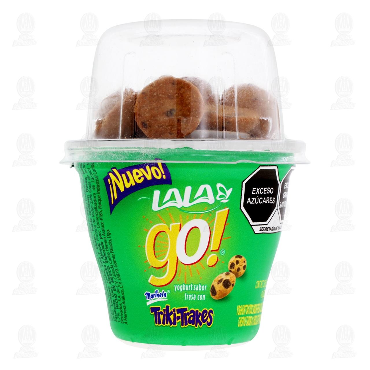 Yoghurt Lala Go Fresa con Triki-Trakes, 130 gr. de LALA | Farmacias ...