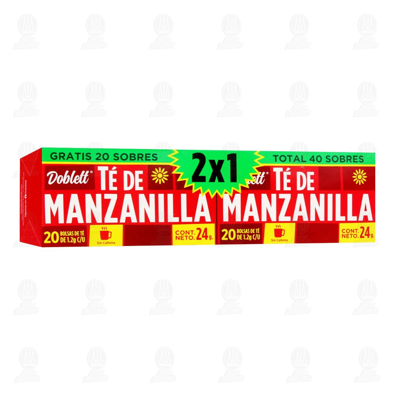Imagen para Té Doblett de Manzanilla 2x1, 24 gr c/u.