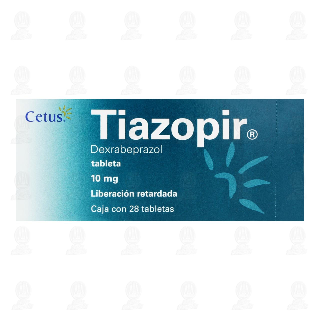 Tiazopir 10 mg, 28 Tabletas. image number 1