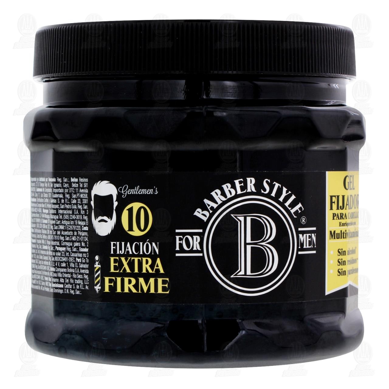 Imagen para Gel Fijador para Cabello Barber Style Fijación Extra Firme, 450 gr.