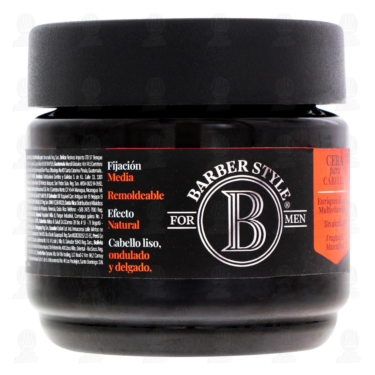 Cera para Cabello Barber Style Fijaci&oacute;n Media, 50 gr.