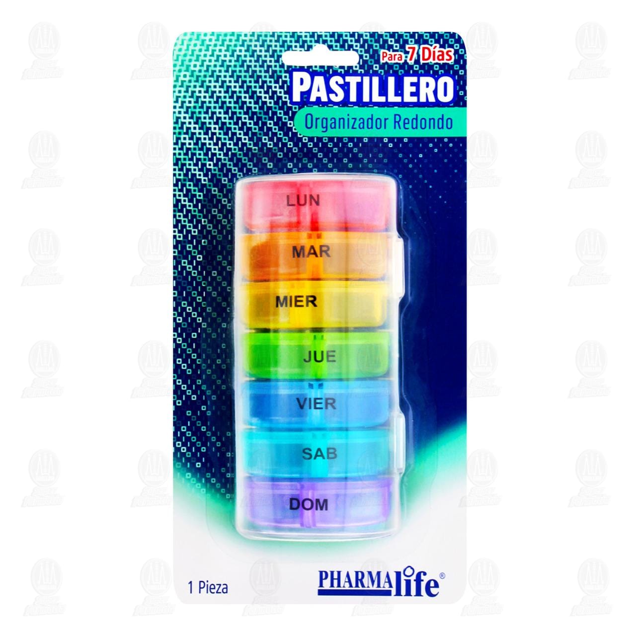 Pastillero Pharmalife Organizador Redondo, 1 pz. image number 0
