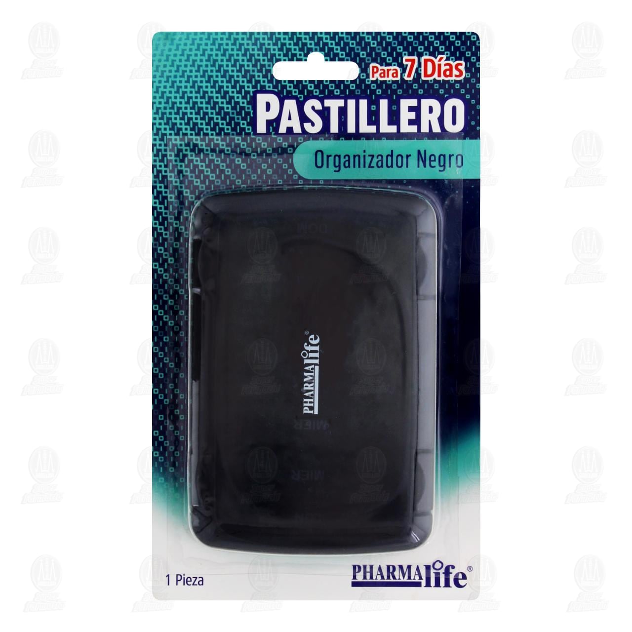 Imagen para Pastillero Pharmalife Organizador Negro, 1 pz.