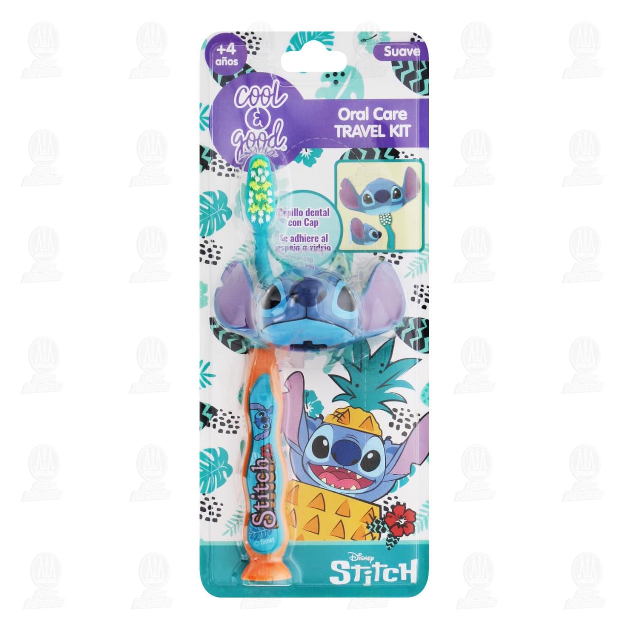 Imagen para Cepillo Dental Cool & Good Oral Care Travel Kit Edición Stich, 1 pz.