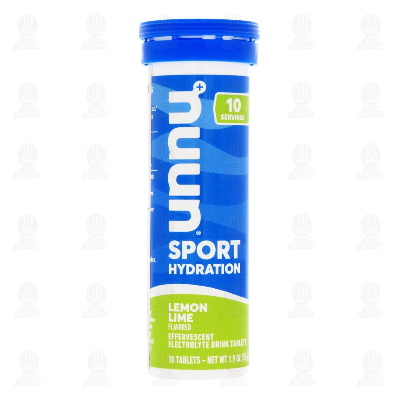 Nuun Suplemento Alimenticio Efervescente Sabor Lima Lim&oacute;n, 10 Tabletas. image number 0