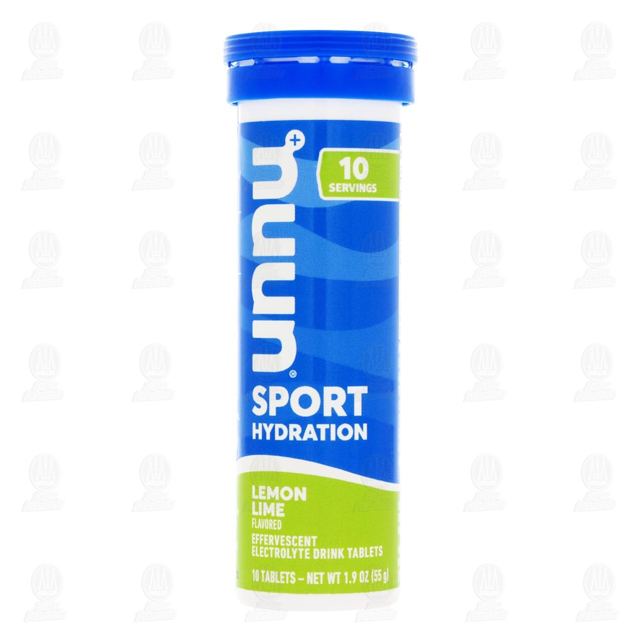 Nuun Suplemento Alimenticio Efervescente Sabor Lima Lim&oacute;n, 10 Tabletas. image number 1