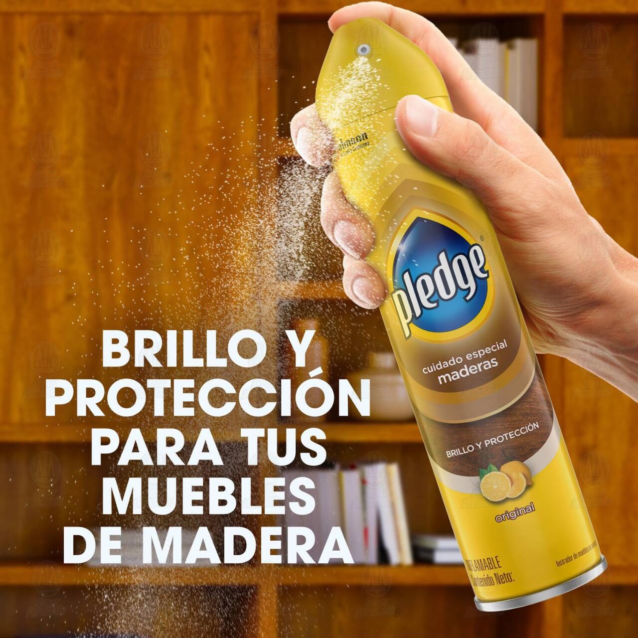 Ilustrador de Muebles Pledge en Aerosol, 275 ml. image number 3