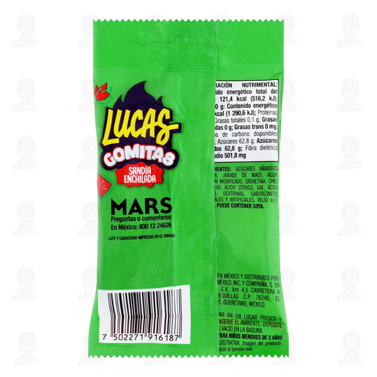 Gomitas Lucas Sand&iacute;a Enchilada, 40 gr. image number 1
