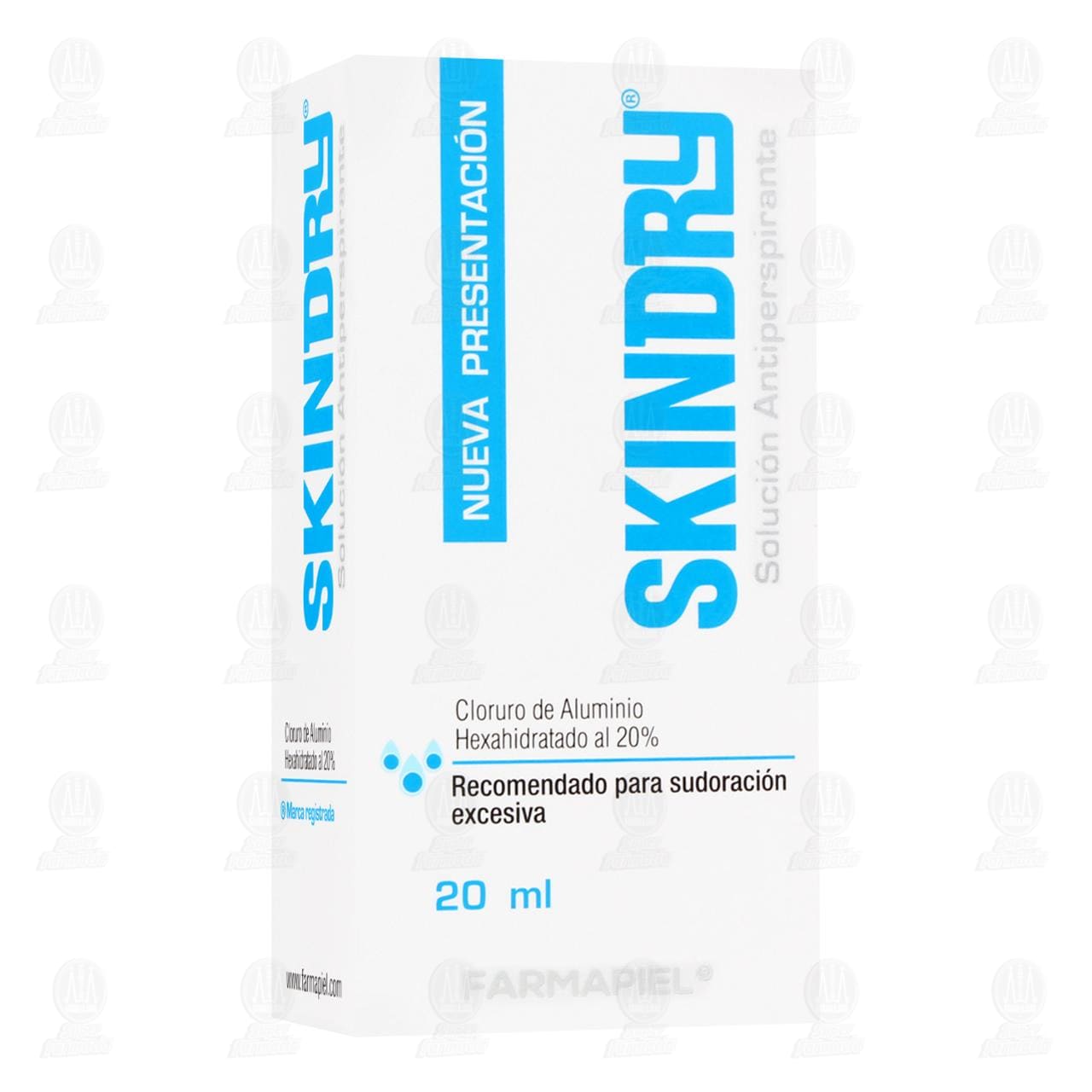 Imagen para Solución Skindry Antiperspirante Farmapiel, 20 ml.