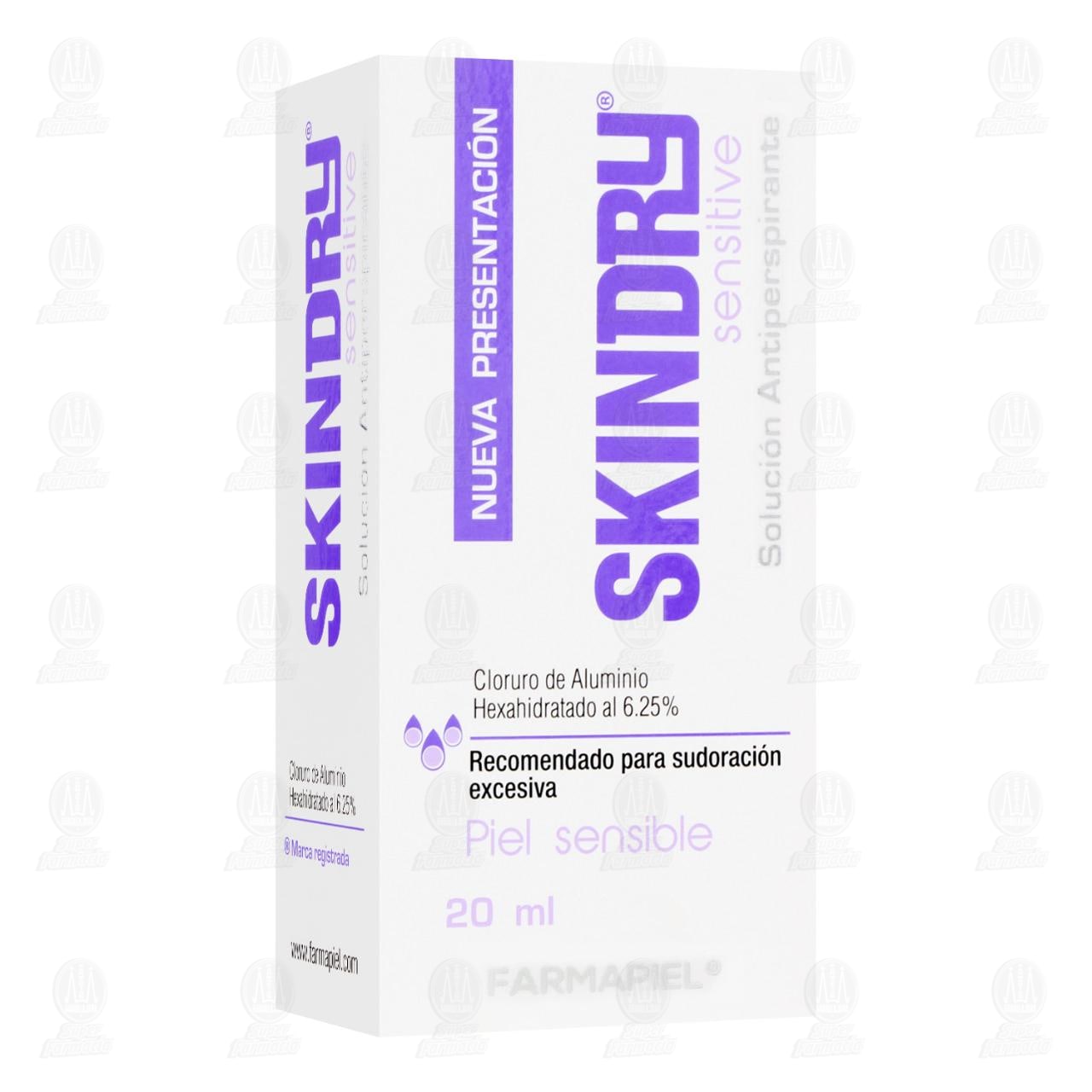 Imagen para Solución Skindry Sensitive Antiperspirante Farmapiel, 20 ml.