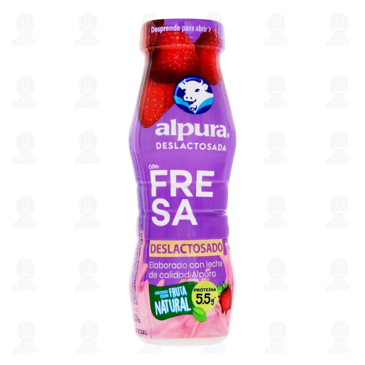 Yoghurt Bebible Alpura Deslactosado con Fresa, 220 gr. image number 2