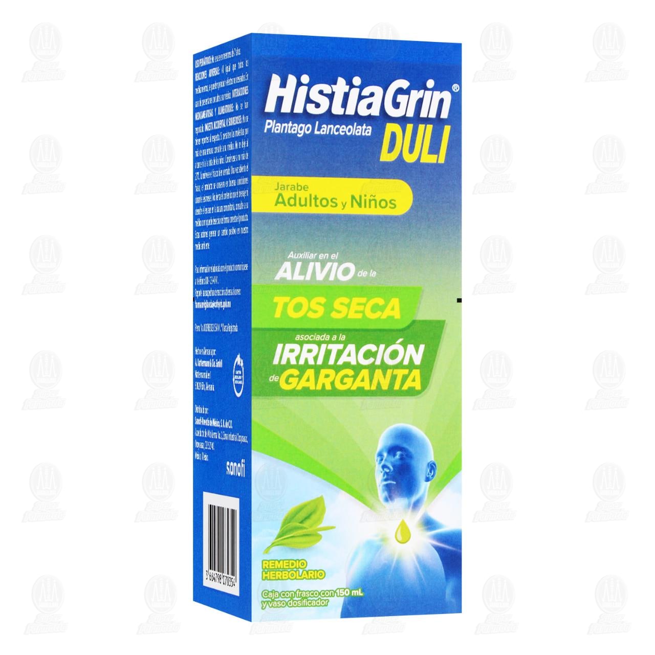 Histiagrin Duli Jarabe Adultos y Ni&ntilde;os para Tos Seca, 150 ml. image number 0