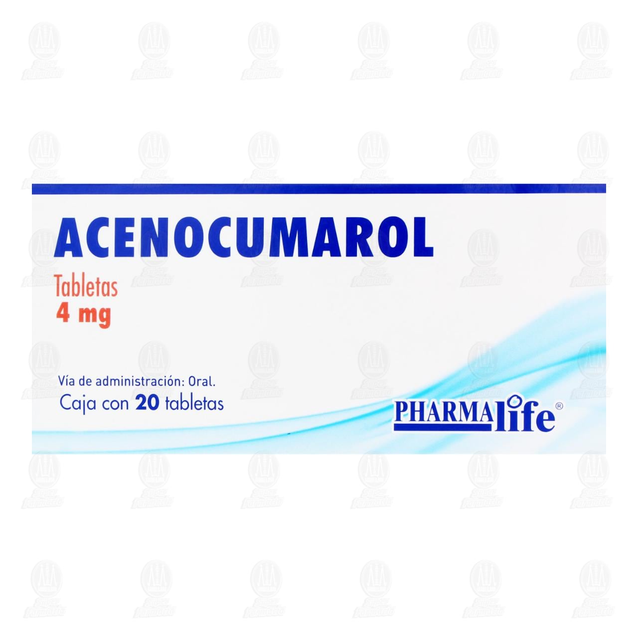 Acenocumarol 4 mg, 20 Tabletas Pharmalife. image number 1