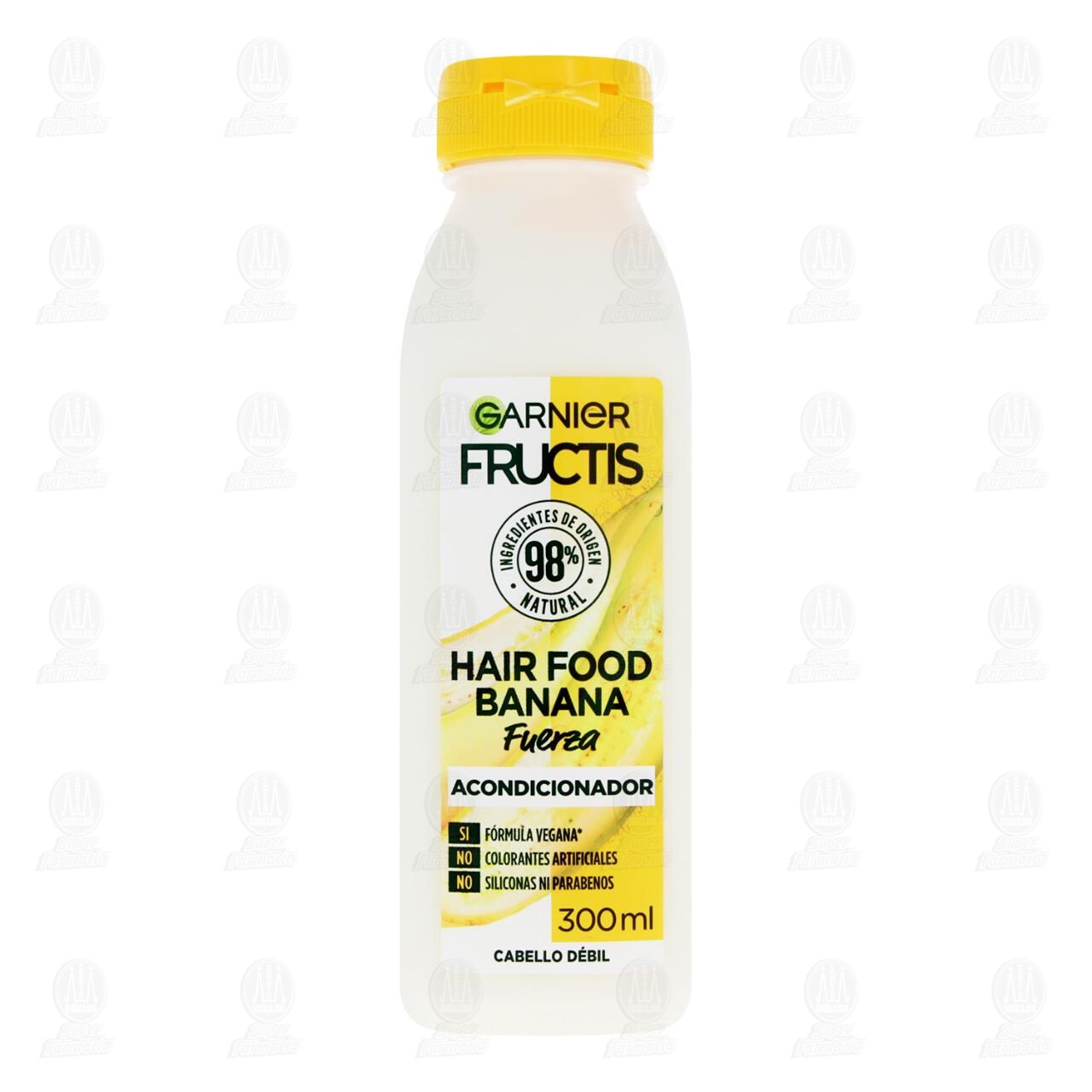 Acondicionador Garnier Fructis Hair Food Banana Fuerza, 300 ml. image number 1