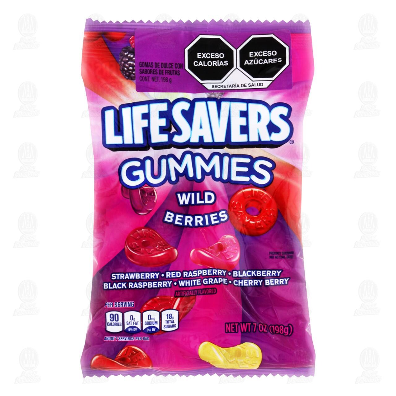 Gomas de Dulce Lifesavers con Sabores de Frutas Wild Berries, 198 gr. image number 0