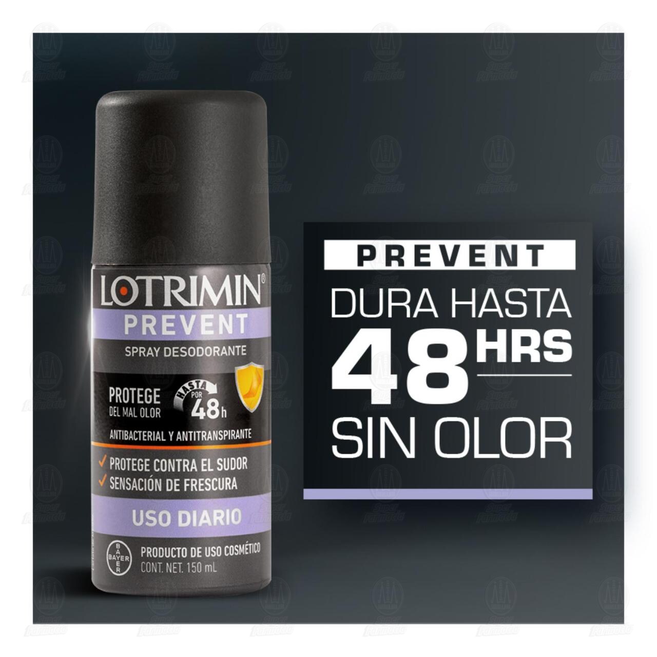 Desodorante Lotrimin Prevent para Calzado y Pies en Spray, 150 ml. image number 3