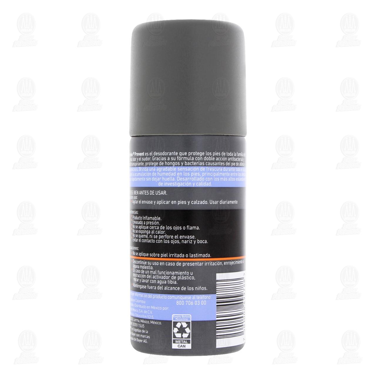 Desodorante Lotrimin Prevent para Calzado y Pies en Spray, 150 ml. image number 2