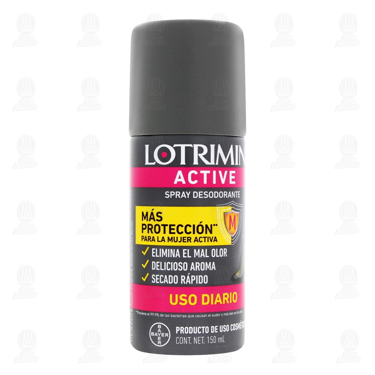 Desodorante Lotrimin Active para Pies y Calzado en Spray para Mujer, 150 ml. image number 0