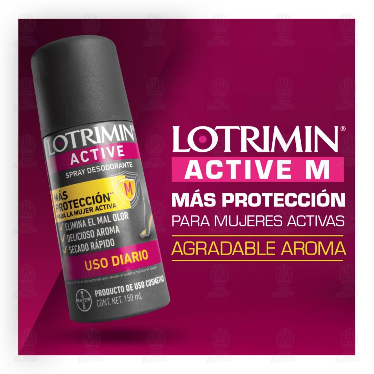 Desodorante Lotrimin Active para Pies y Calzado en Spray para Mujer, 150 ml. image number 4
