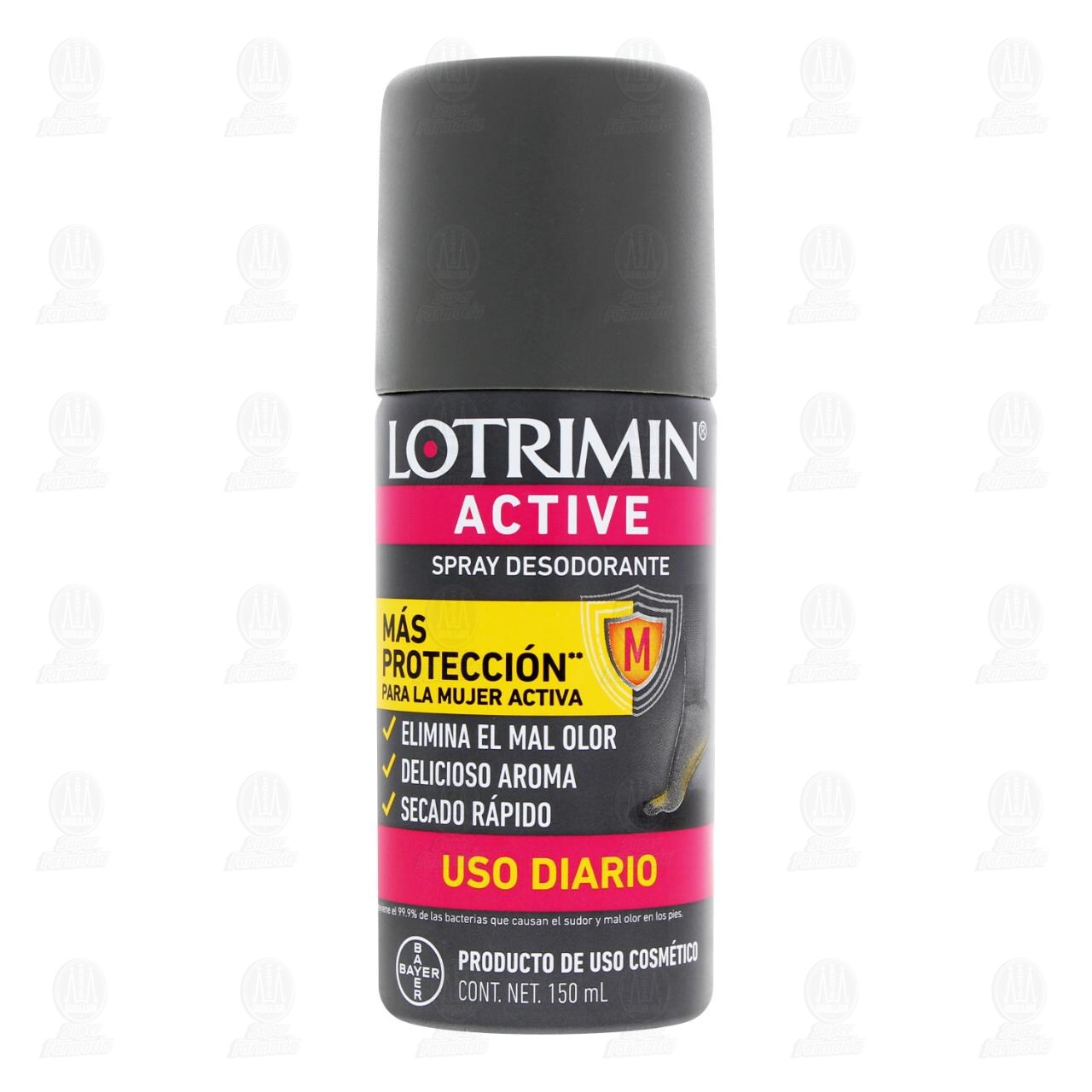 Desodorante Lotrimin Active para Pies y Calzado en Spray para Mujer, 150 ml. image number 1