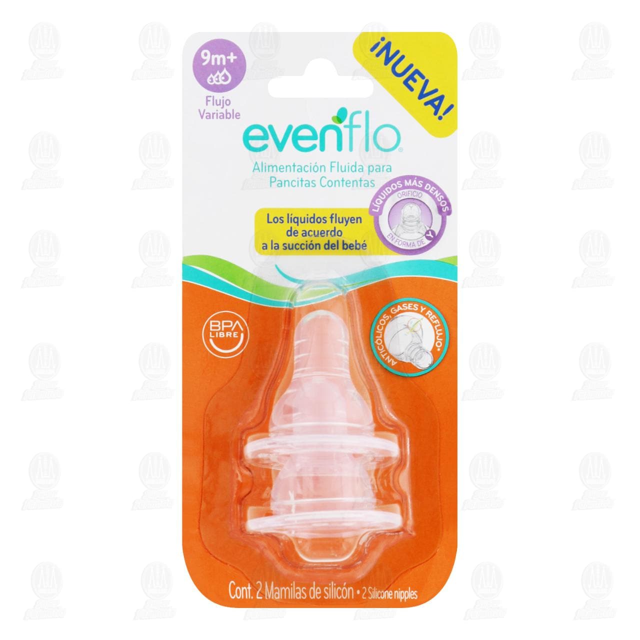 Imagen para Mamilas Evenflo Flujo Variable, 2 pzas.