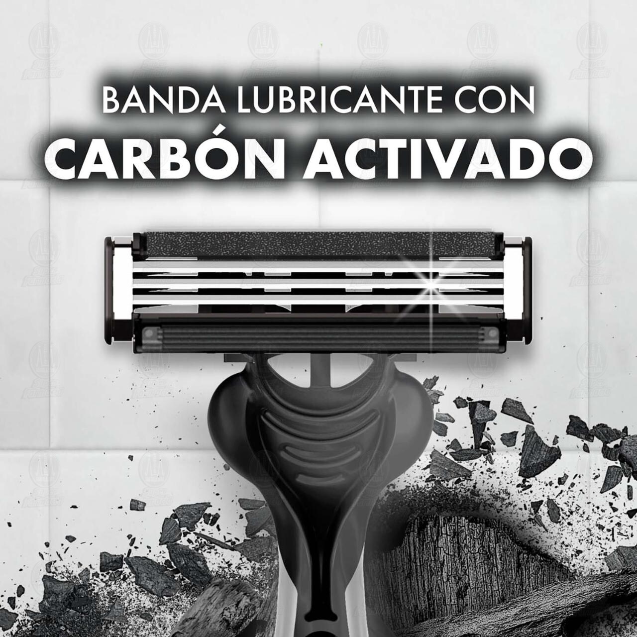 M&aacute;quinas para Afeitar Gillette Prestobarba 3 Carbono Desechables, 2 pzas. image number 3