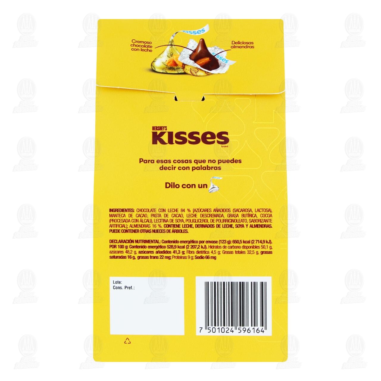Chocolate Kisses de Hershey's con Almendras, 123 gr. image number 2
