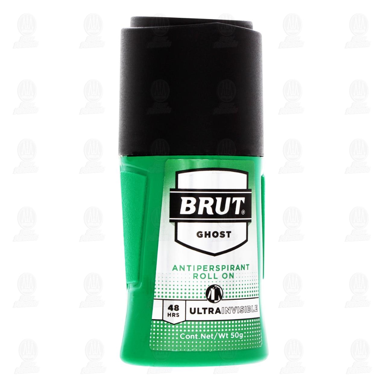 Imagen para Antitranspirante Brut Ghost Ultrainvisible en Roll On, 50 gr.