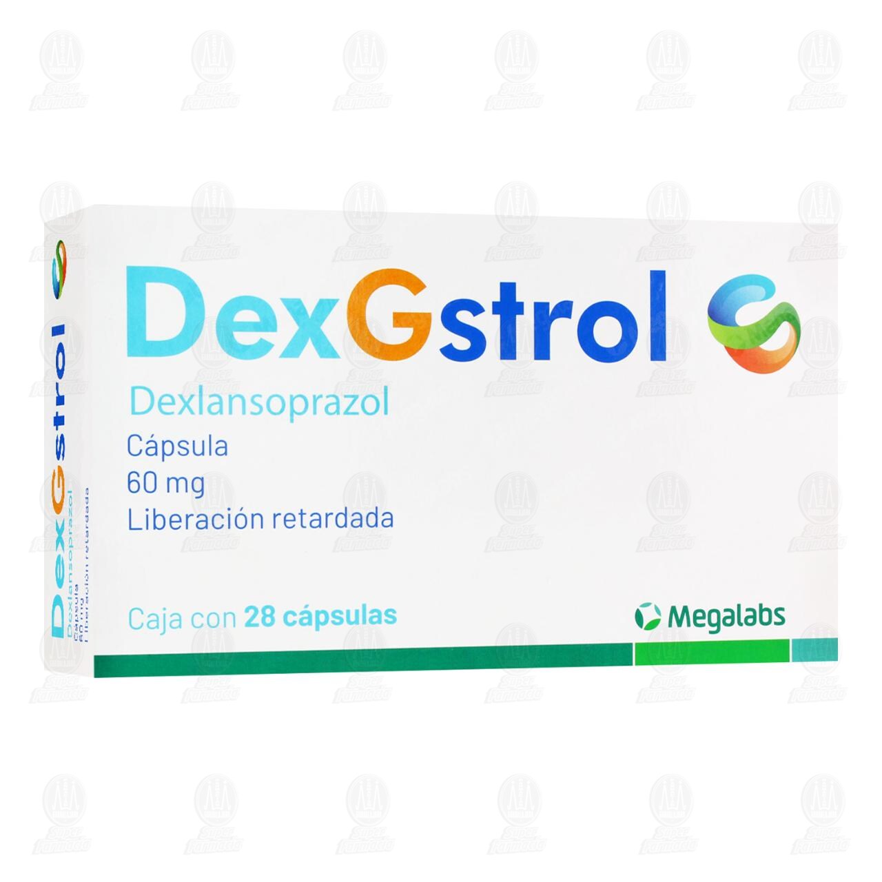Dexgstrol 60 mg, 28 C&aacute;psulas. image number 0