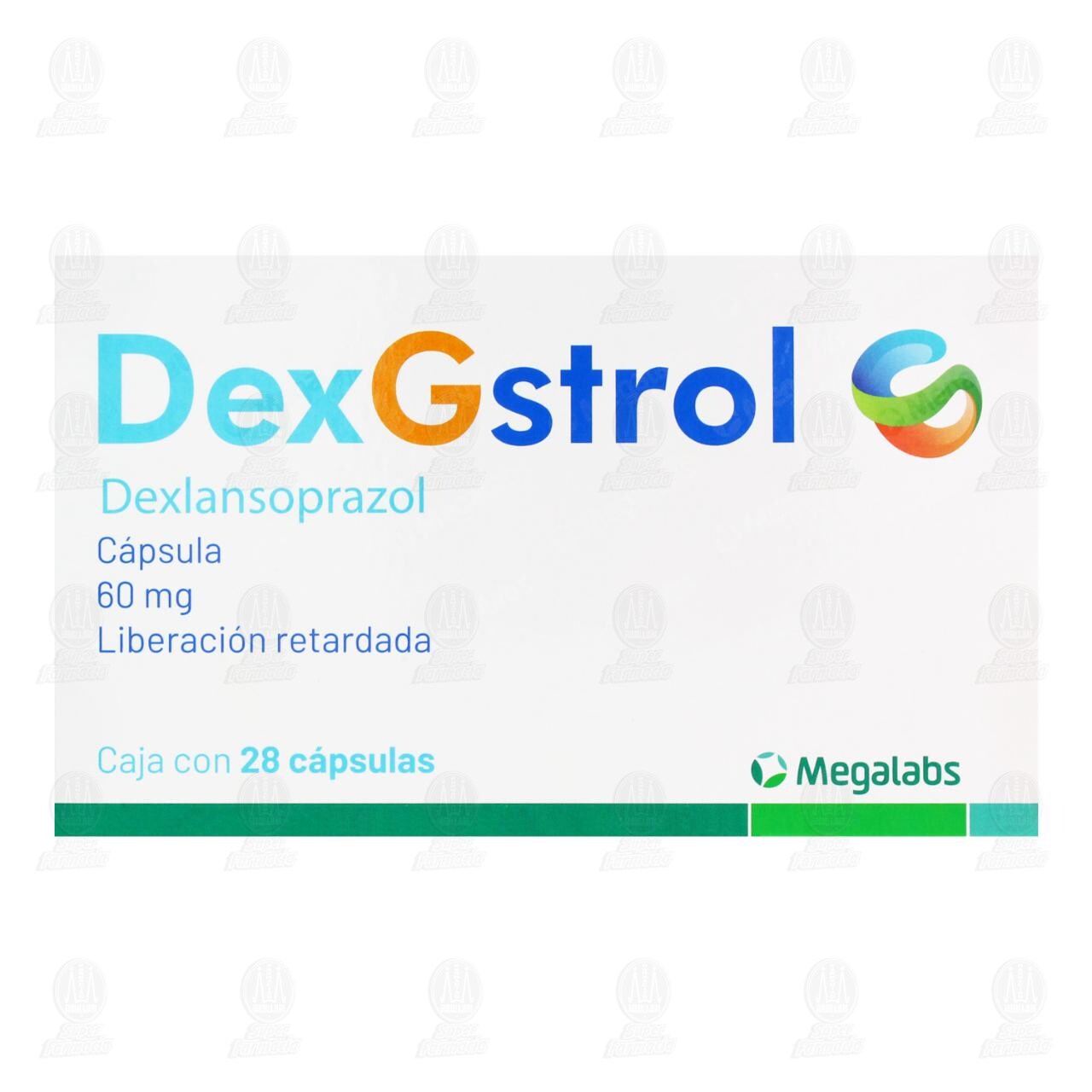 Dexgstrol 60 mg, 28 C&aacute;psulas. image number 1