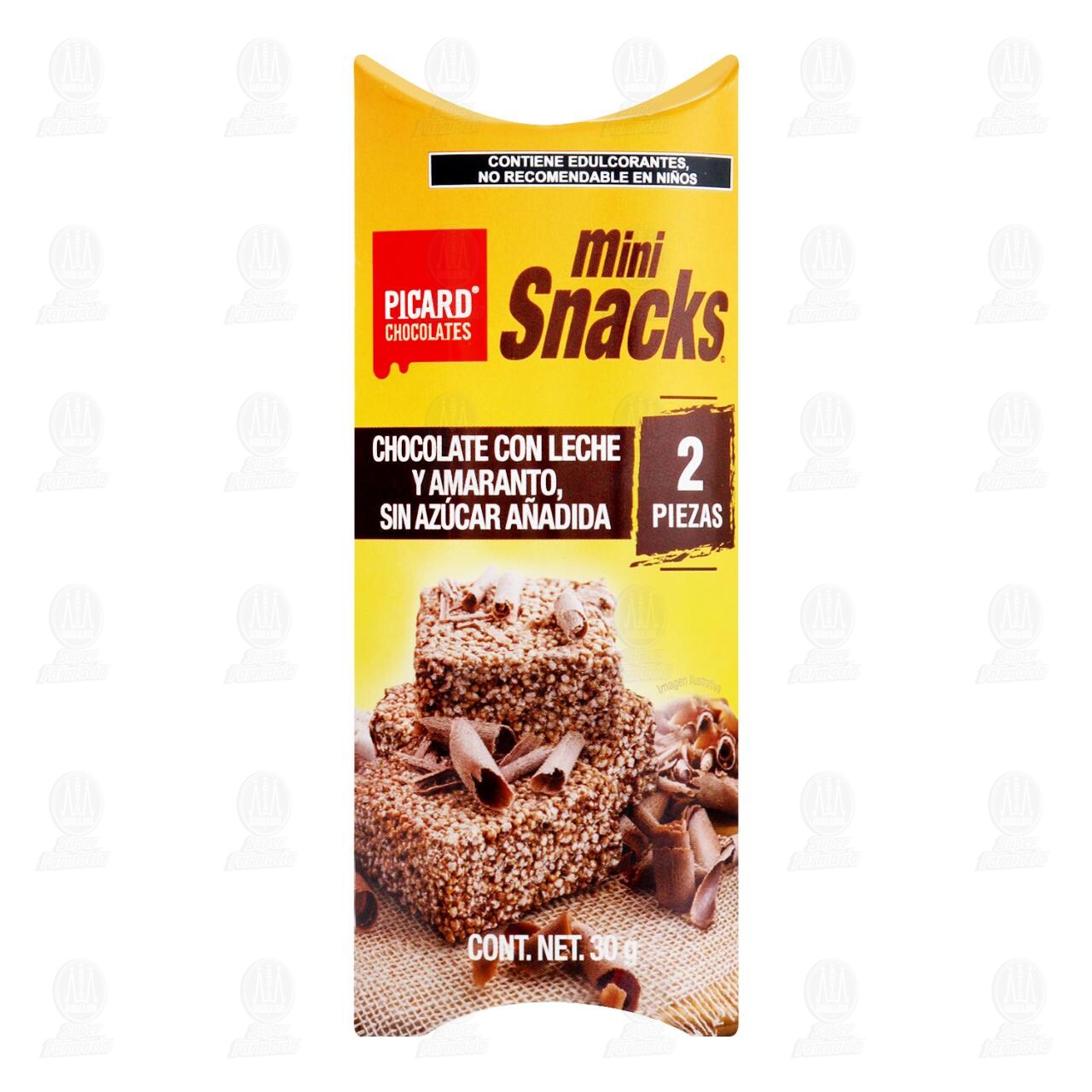Chocolates Picard Mini Snacks con Leche y Amaranto, 30 gr. image number 0