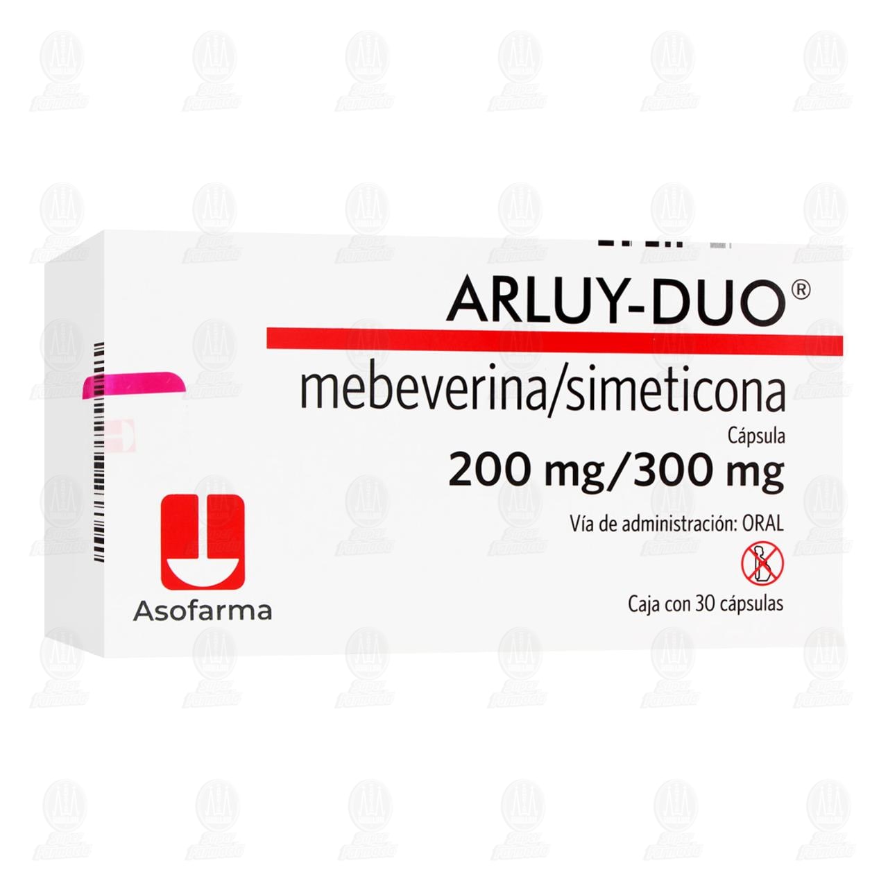 Imagen para Arluy-Duo 200mg/300mg, 30 Cápsulas.