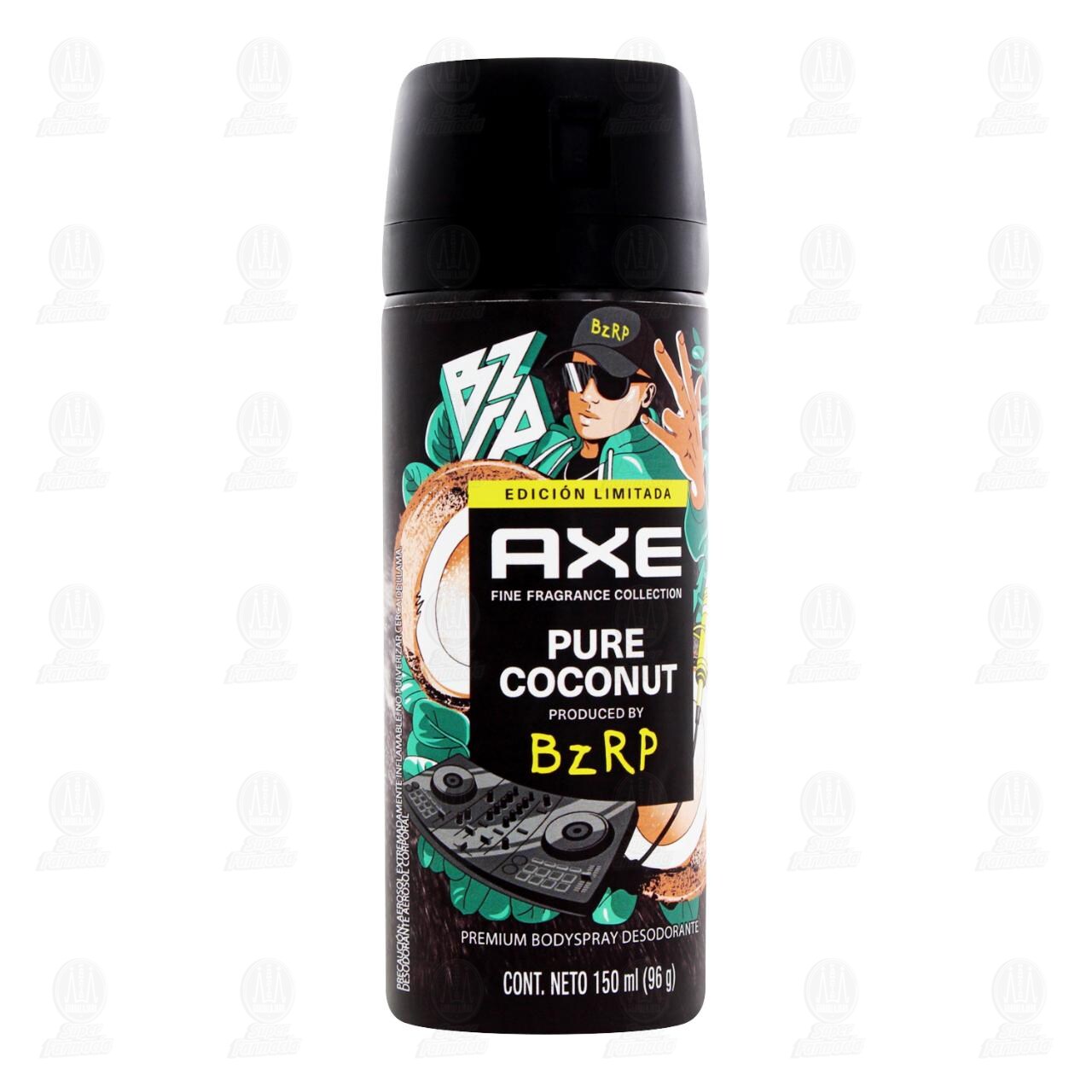 Desodorante Axe Fine Fragance Collection Pure Coconut By BZRP en Aerosol, 150 ml. image number 0