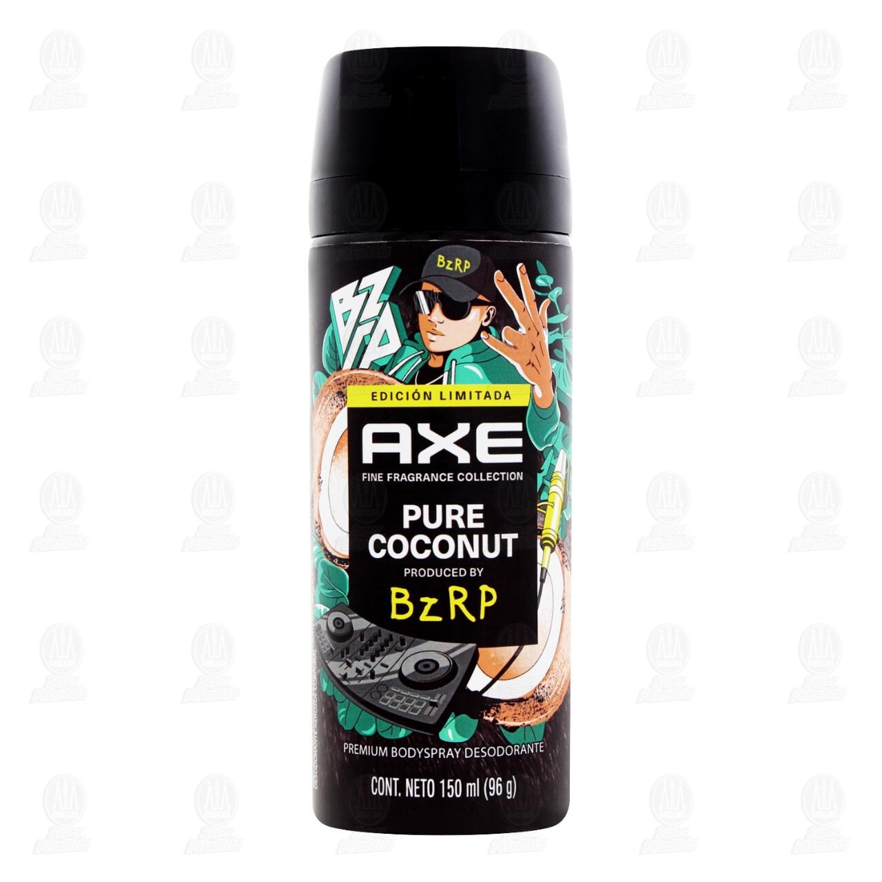 Desodorante Axe Fine Fragance Collection Pure Coconut By BZRP en Aerosol, 150 ml. image number 1